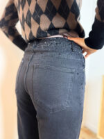 Jeans Neri con Strass - immagine 3