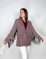Blazer Bordeaux Pied de Poulle