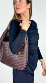 Borsa Tote Marrone