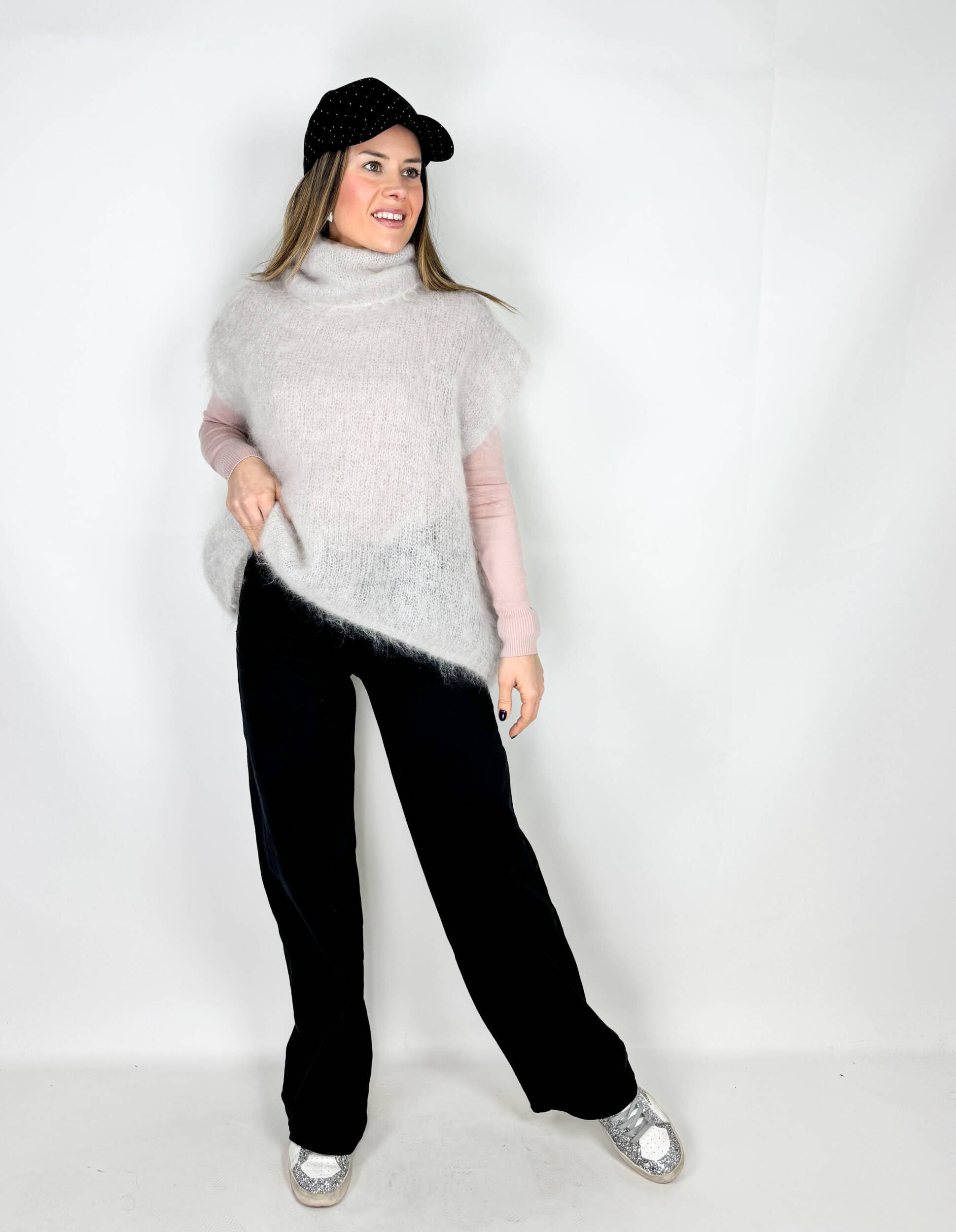 IMG_8815 Jeans Wide Leg Neri - immagine 1