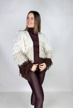Cardigan da donna sfrangiato