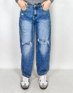 Jeans Mum fit strappati