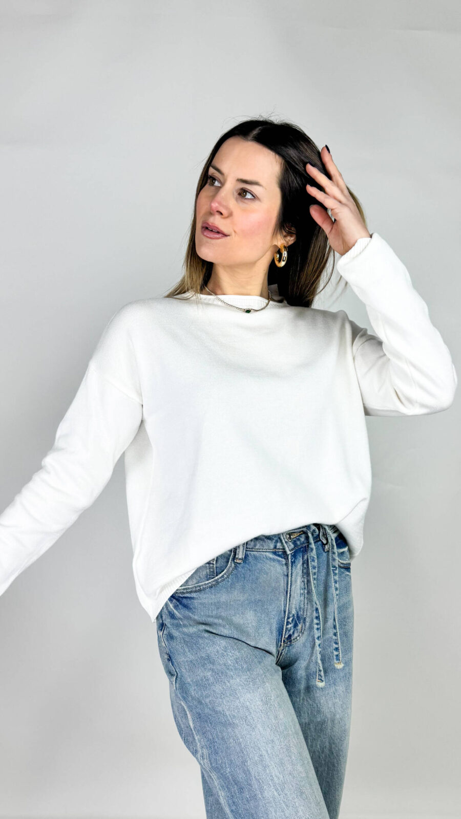 Pullover Basico da donna in viscosa