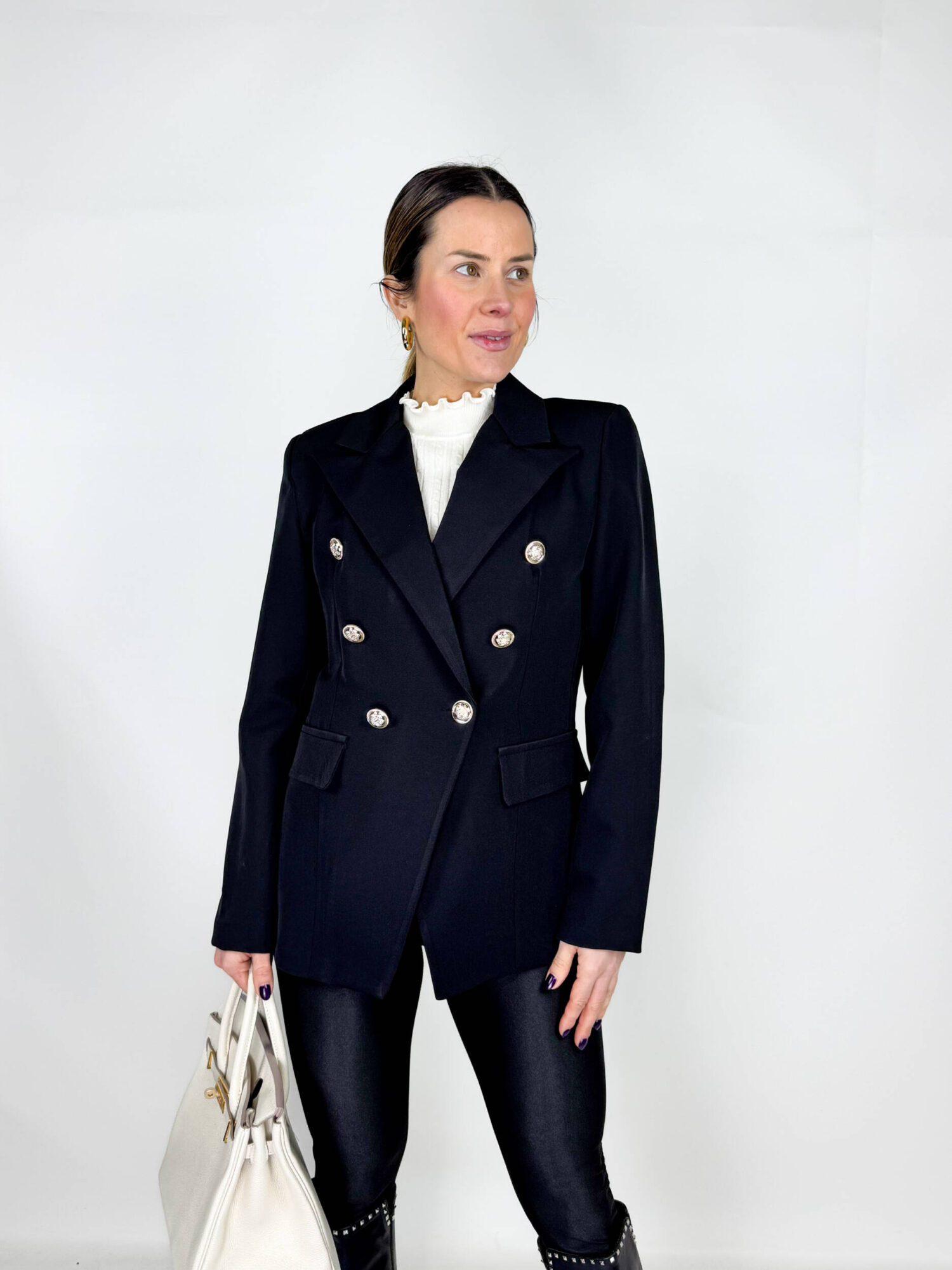 Blazer doppiopetto da donna da ufficio o completo