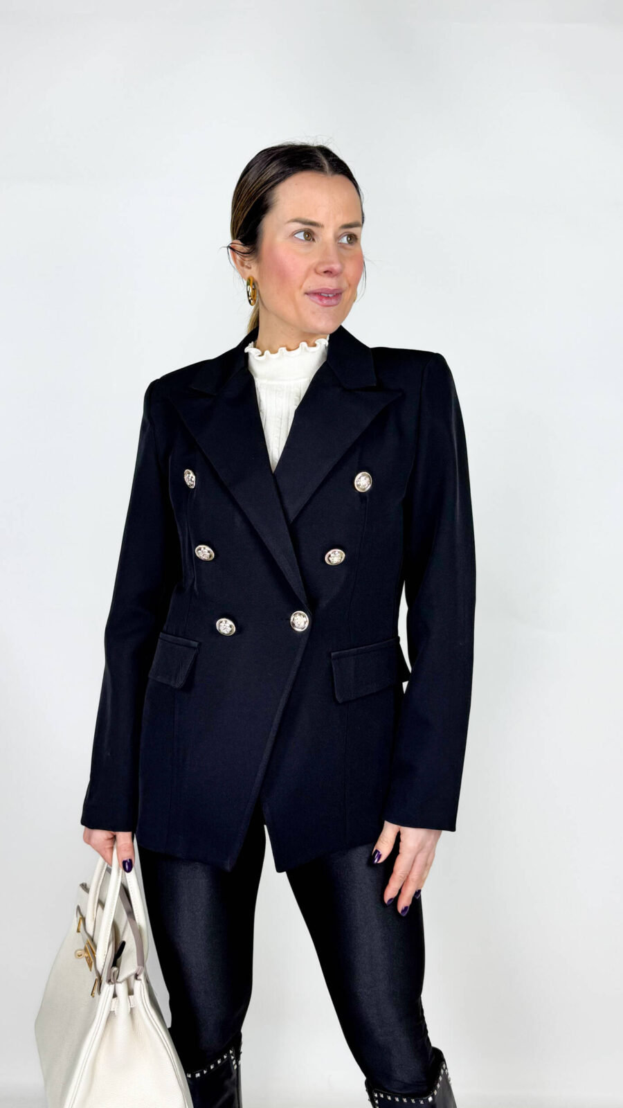 Blazer doppiopetto da donna da ufficio o completo