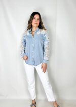 Jeans bianco modello mum fit