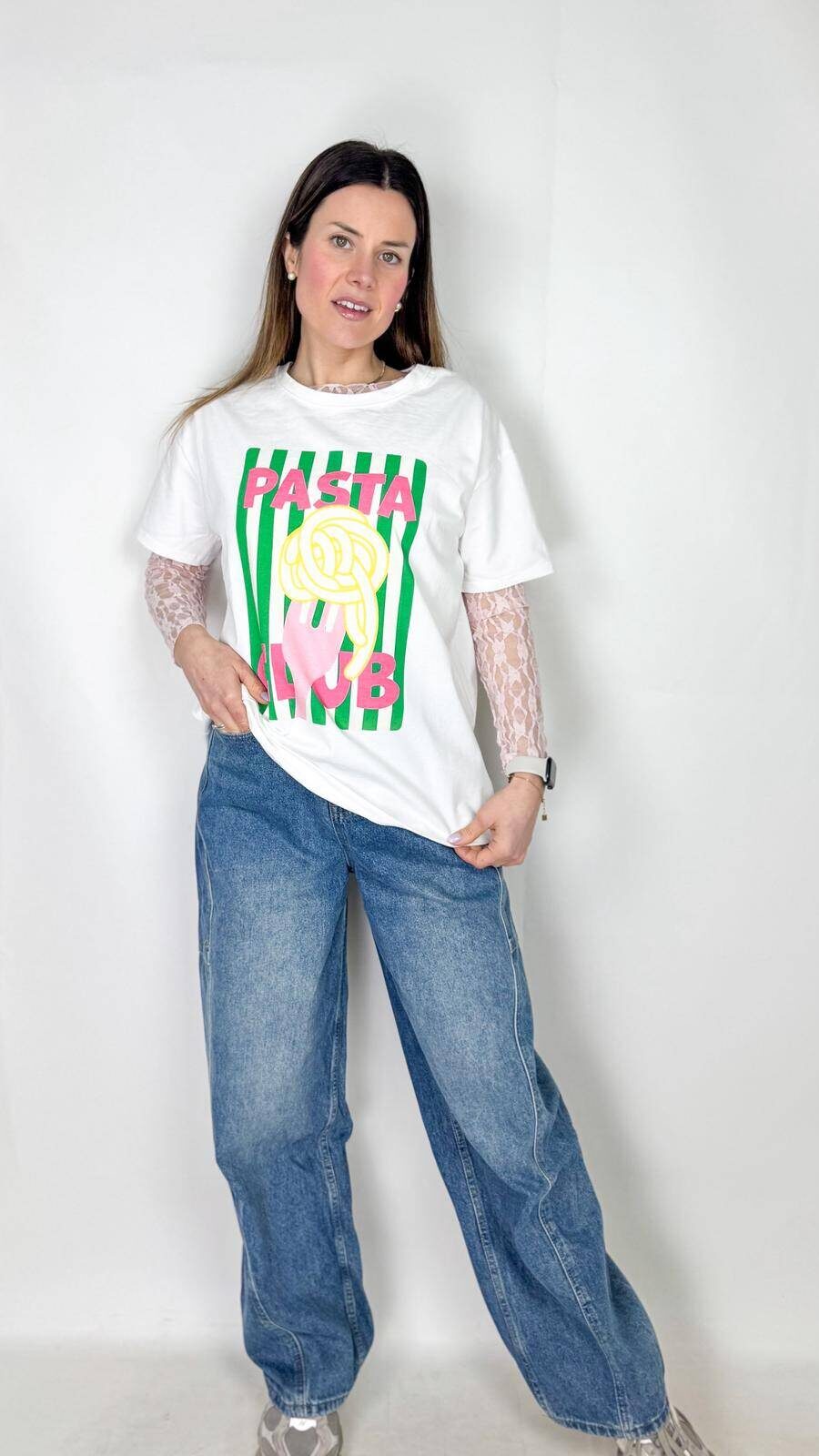 Jeans Style 03 baggy fit in Azzurro Lavato