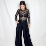 Pantaloni cargo elegant style