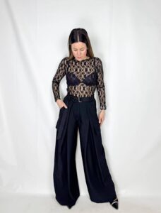 Pantaloni cargo elegant style