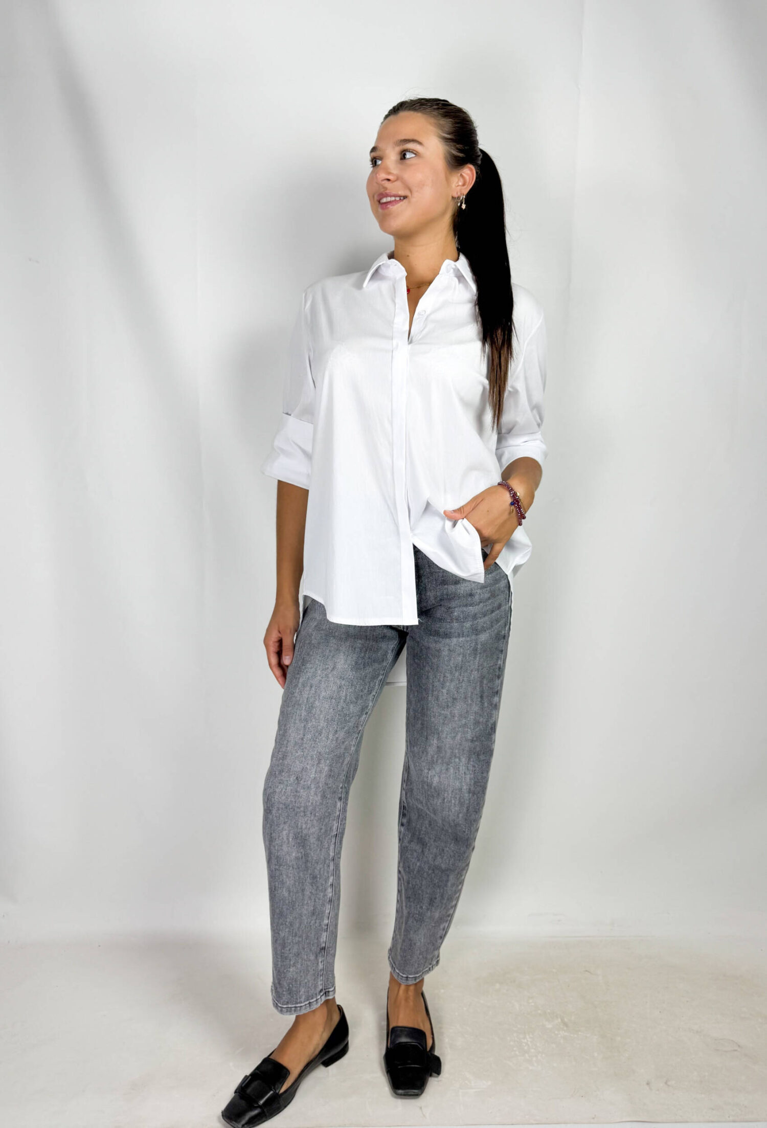 Camicia Basic Oversize - immagine 3