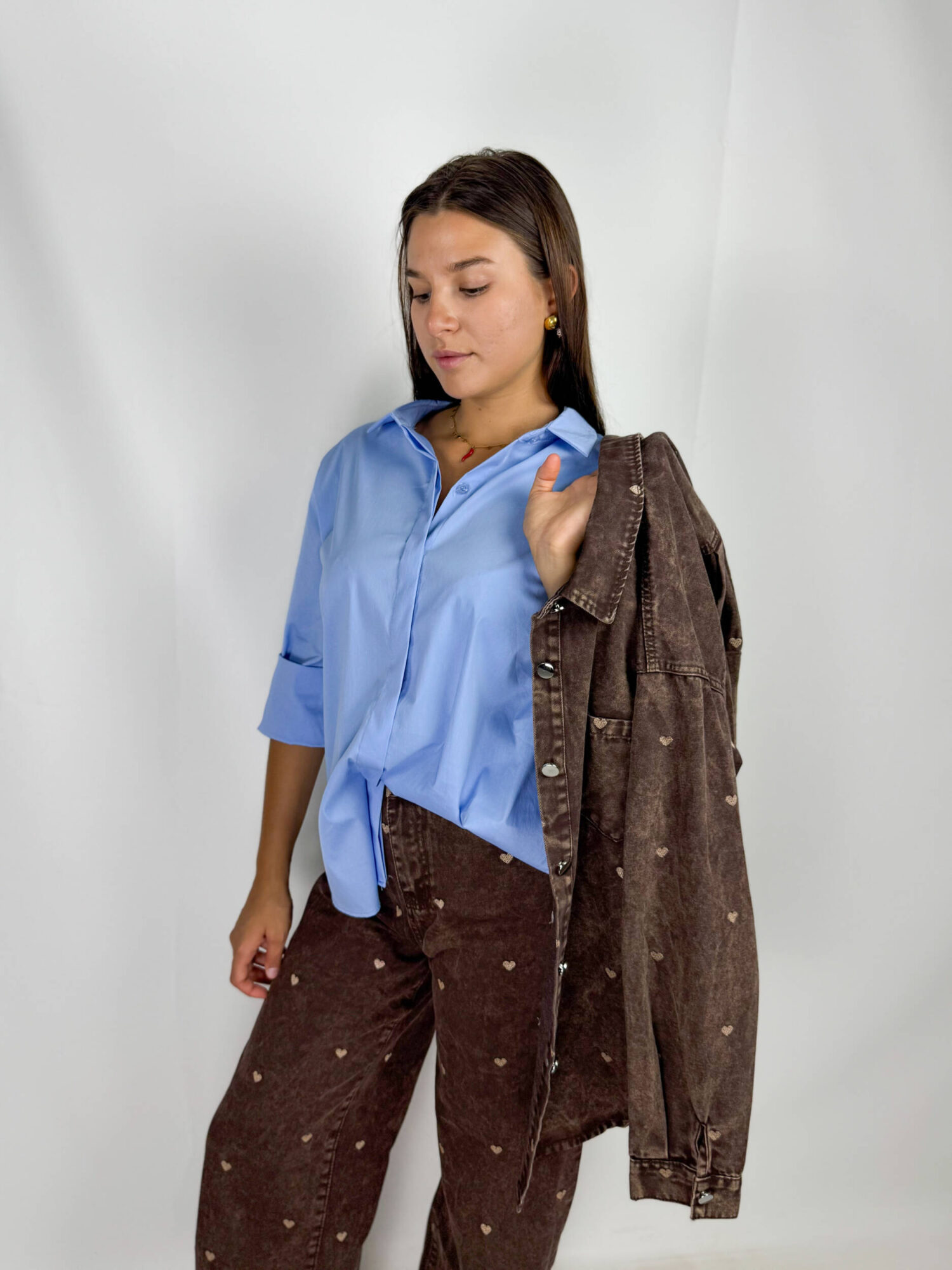 Camicia Basic Oversize - immagine 10
