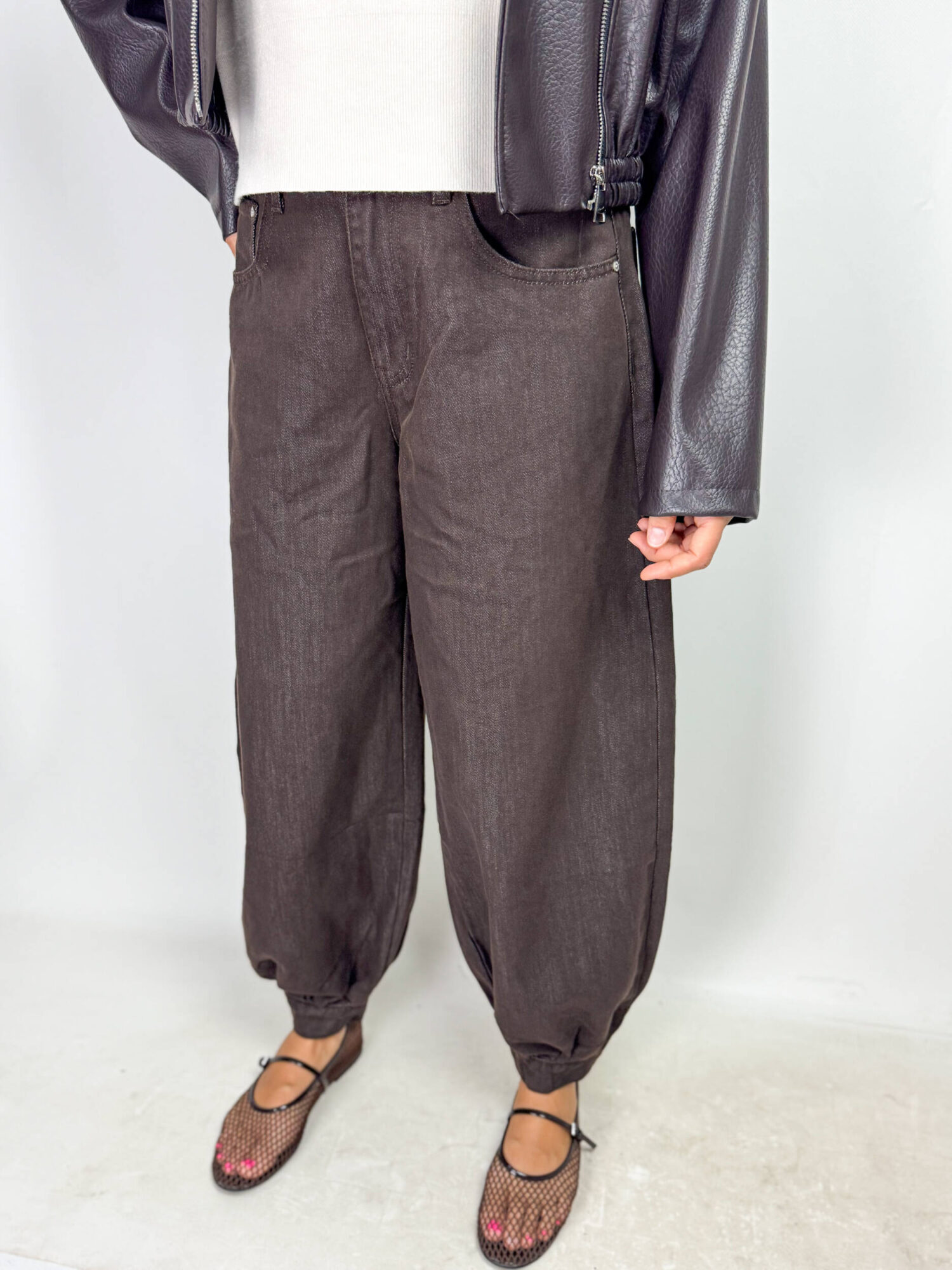 Pantaloni Brown Balloon - immagine 2