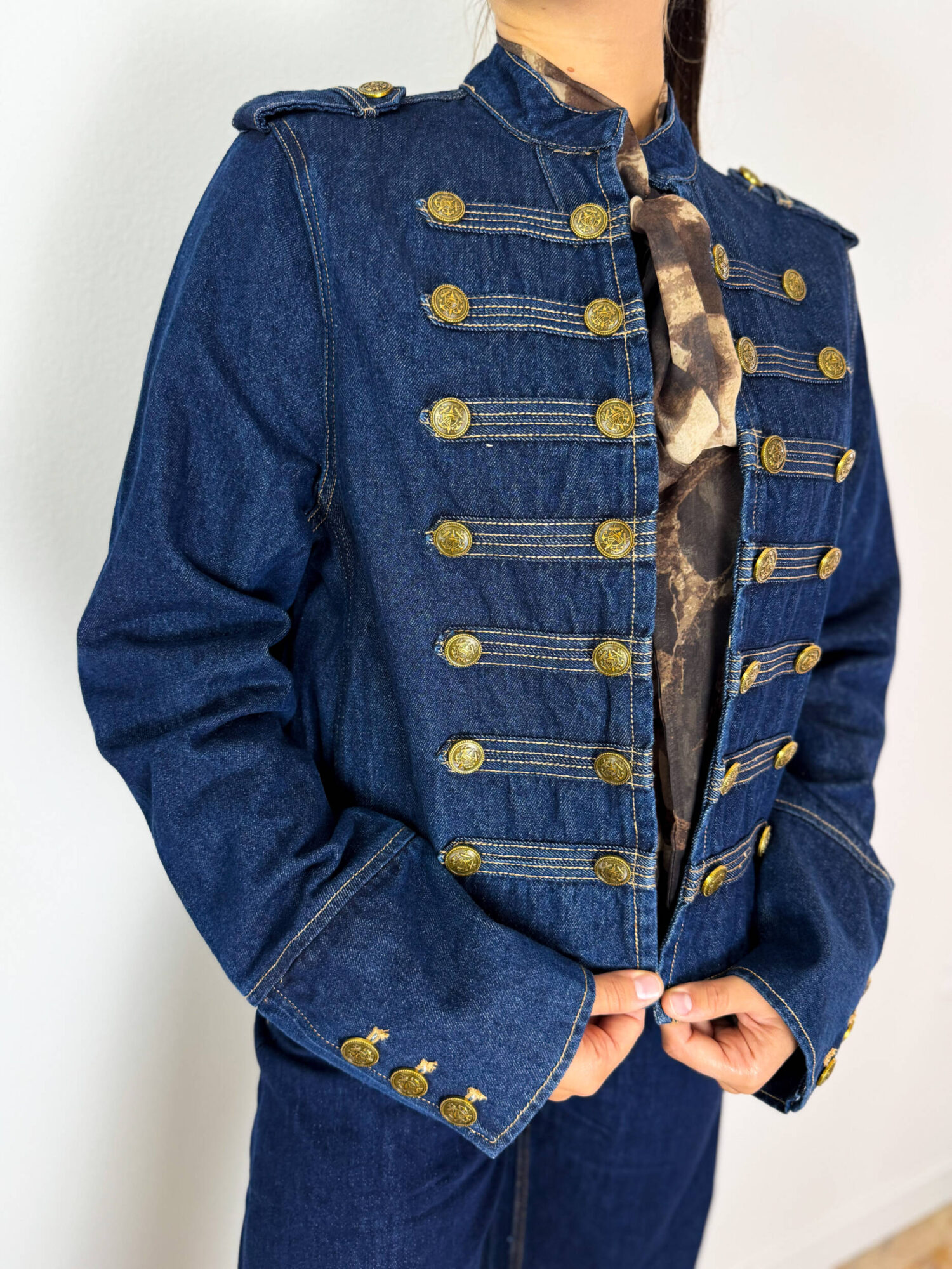 Giacca Denim Napoleonica - immagine 4