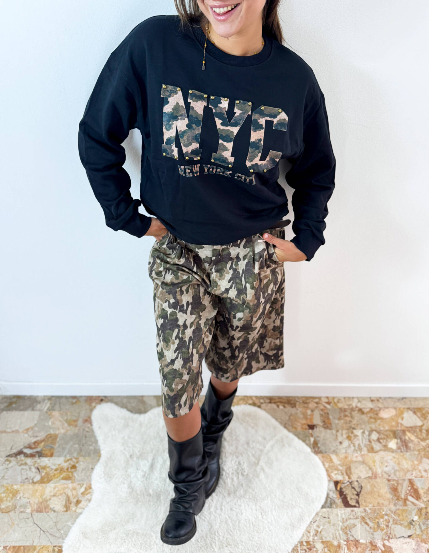 Felpa NYC Camouflage - immagine 5