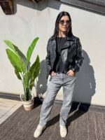 Jeans Mum Fit Grey - immagine 7