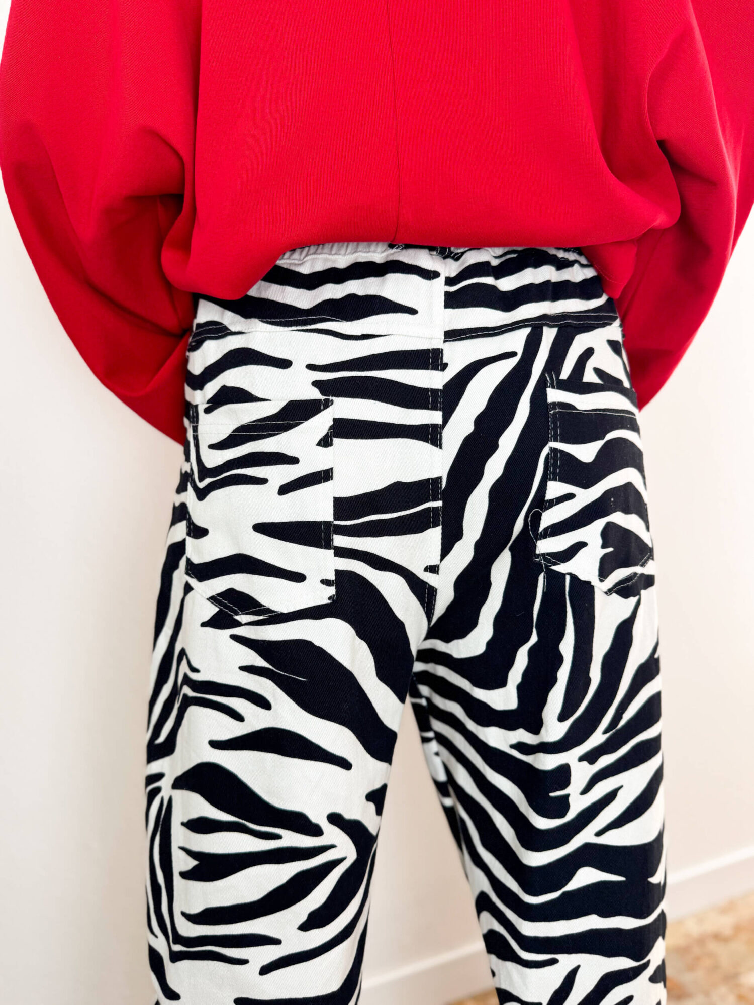 Pantaloni Zebra Animalier Chic - immagine 2