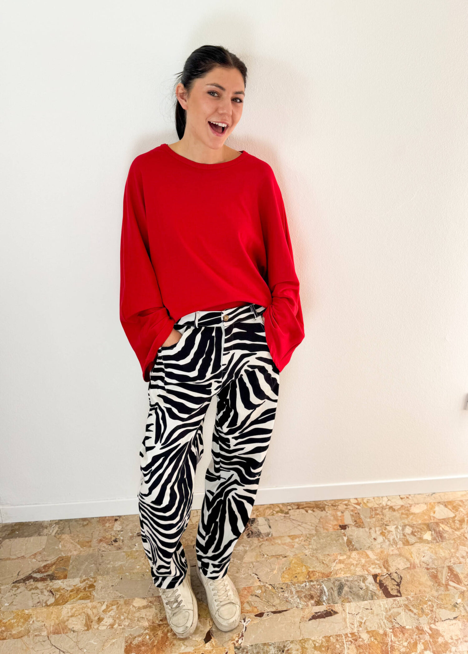 Pantaloni Zebra Animalier Chic - immagine 4
