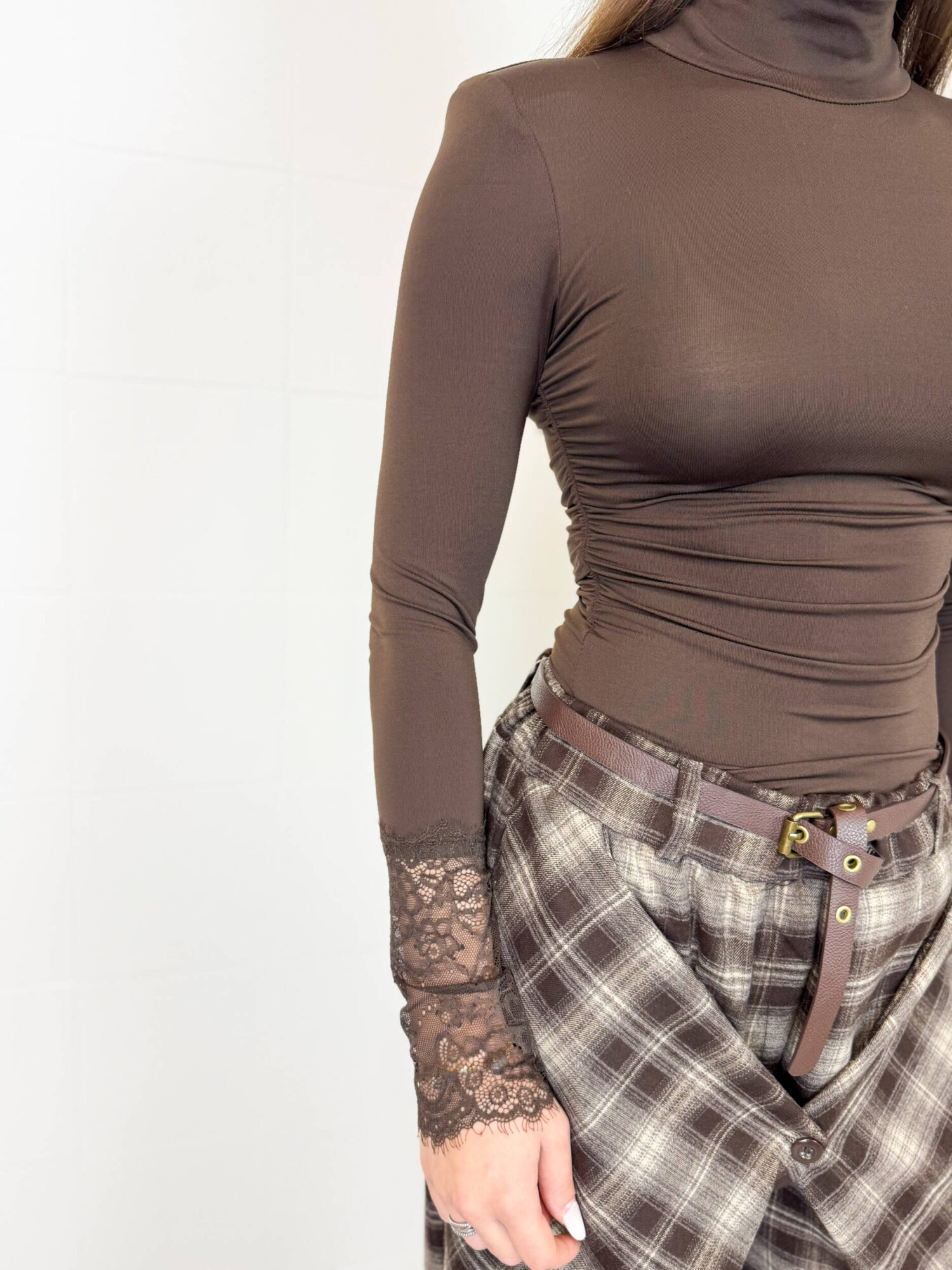 Pantaloni Cargo Tartan - immagine 3