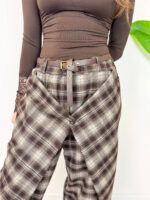 Pantaloni Cargo Tartan - immagine 2